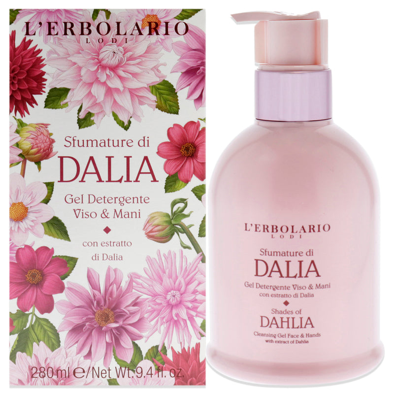 LErbolario Cleansing Gel Face and Hands - Shades of Dahlia by LErbolario for Women - 9.4 oz Cleanser