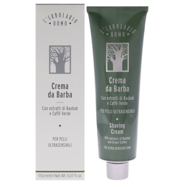 LErbolario Shaving Cream by LErbolario for Men - 5.07 oz Shave Cream