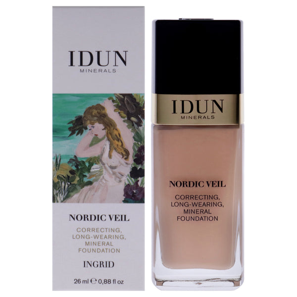 Idun Minerals Nordic Veil Foundation - 312 Ingrid by Idun Minerals for Women - 0.88 oz Foundation