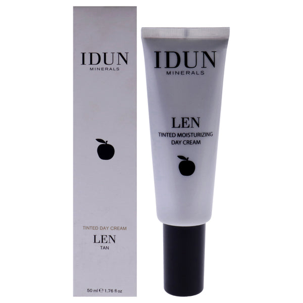 Idun Minerals Len Tinted Day Cream - 405 Tan by Idun Minerals for Women - 1.76 oz Cream