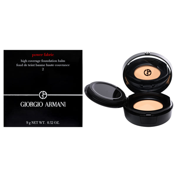 Giorgio Armani Power Fabric High Coverage Foundation Balm - 02 by Giorgio Armani for Women - 0.32 oz Foundation