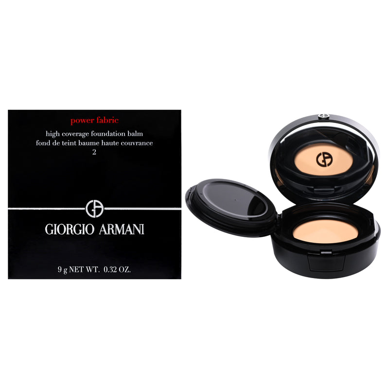 Giorgio Armani Power Fabric High Coverage Foundation Balm - 02 by Giorgio Armani for Women - 0.32 oz Foundation