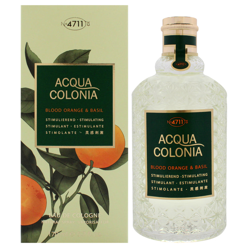 Muelhens 4711 Acqua Colonia - Blood Orange and Basil by Muelhens for Women - 5.7 oz EDC Spray