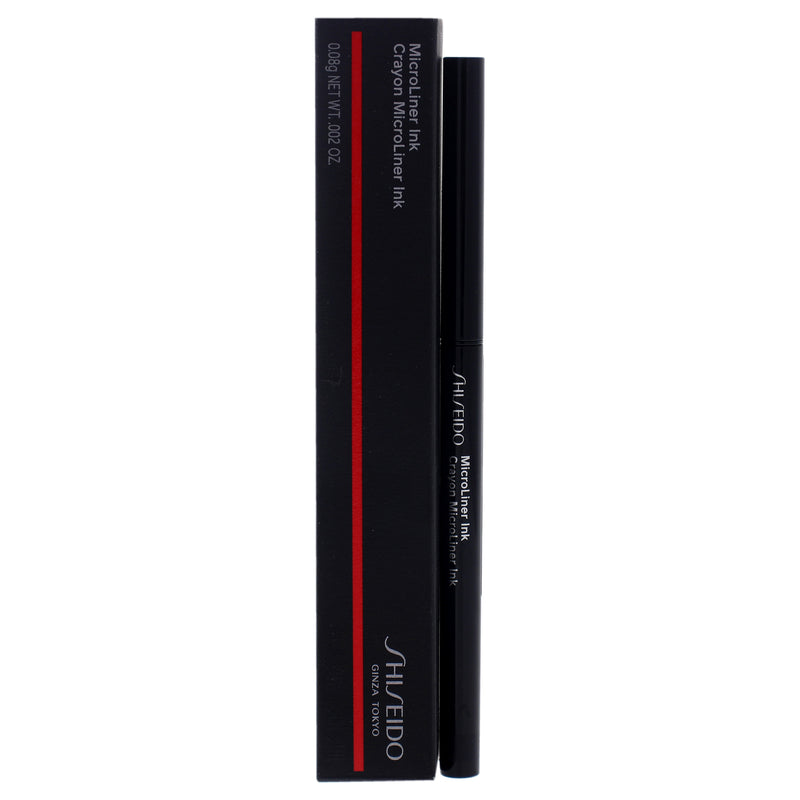 Shiseido MicroLiner Ink Eyeliner - 01 Black by Shiseido for Women - 0.002 oz Eyeliner