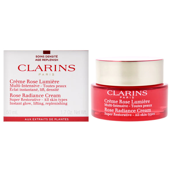 Clarins Rose Radiance Cream Super Restorative by Clarins for Unisex - 1.7 oz Cream