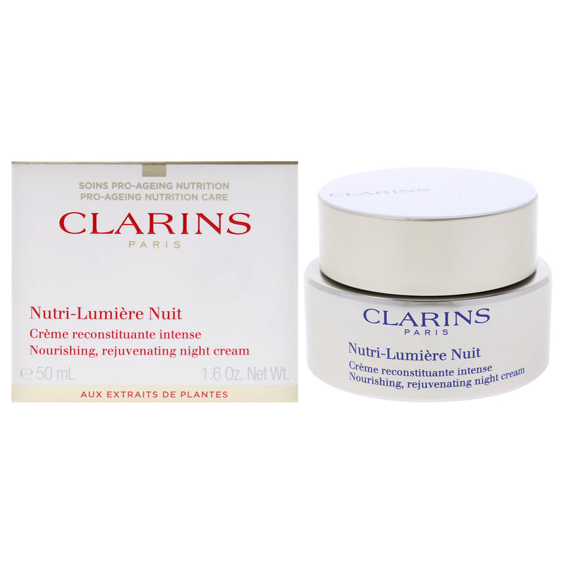 Clarins Nutri-Lumiere Night Cream by Clarins for Unisex - 1.6 oz Cream