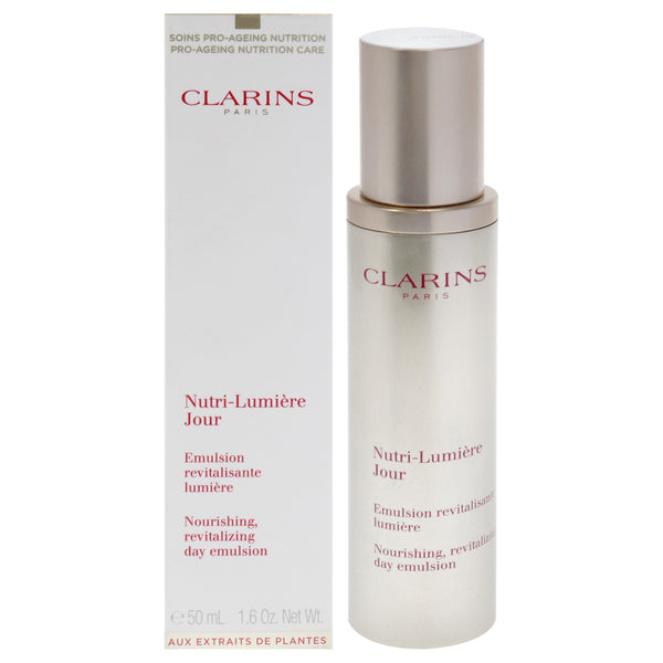 Clarins Nutri-Lumiere Day Emulsion by Clarins for Unisex - 1.6 oz Emulsion