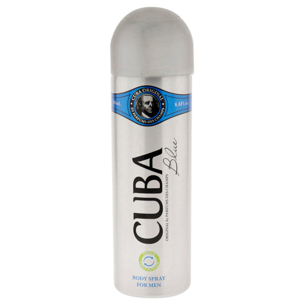 Cuba Cuba Blue by Cuba for Men - 6.6 oz Body Spray