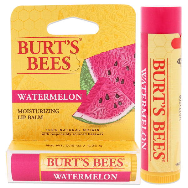 Burt's Bees Watermelon Moisturizer Lip Balm Blister by Burts Bees for Unisex - 0.15 oz Lip Balm