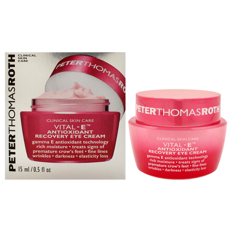 Peter Thomas Roth Vital-E Antioxidant Recovery Eye Cream by Peter Thomas Roth for Unisex - 0.5 oz Cream