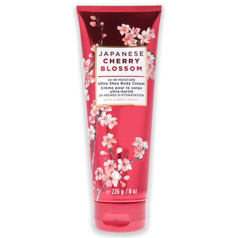 Bath & Body Works Japanese Cherry Blossom by Bath and Body Works for Women - 8 oz Body Cream