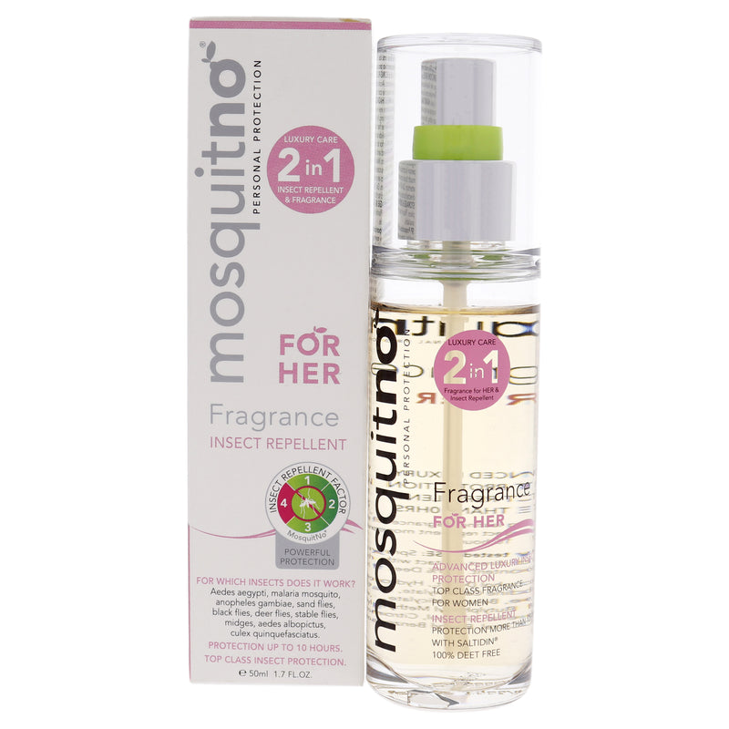 Mosquitno Mosquitno Fragrance Her by Mosquitno for Women - 1.7 oz Body Spray