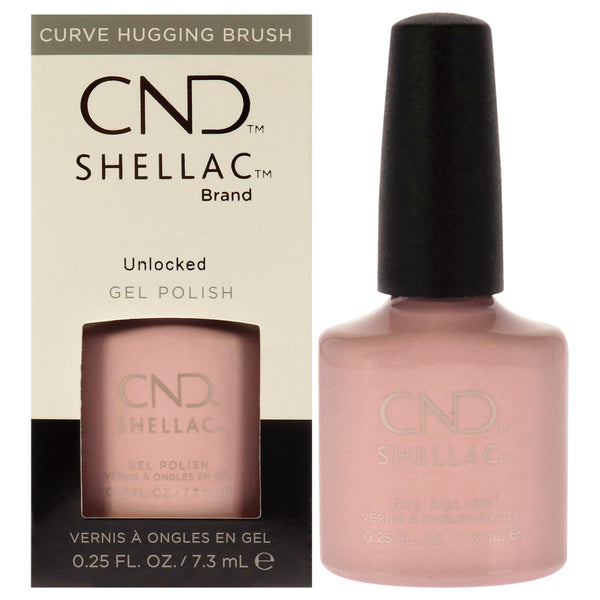 CND Shellac Nail Color - Unlocked by CND for Women - 0.25 oz Nail Polish