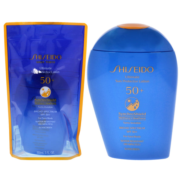 Shiseido Ultimate Sun Protector Lotion SPF 50 by Shiseido for Unisex - 5 oz Sunscreen