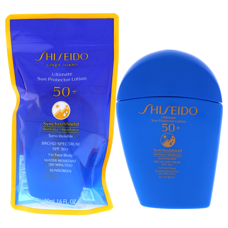 Shiseido Ultimate Sun Protector Lotion SPF 50 by Shiseido for Unisex - 1.6 oz Sunscreen