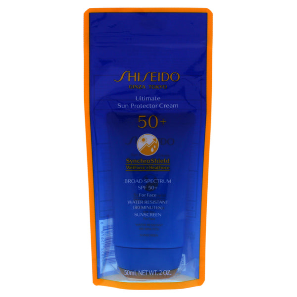 Shiseido Ultimate Sun Protector Cream SPF 50 by Shiseido for Unisex - 2 oz Sunscreen