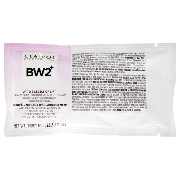 Clairol Basic White 2 Plus Powder Lightener by Clairol for Unisex - 1 oz Lightener