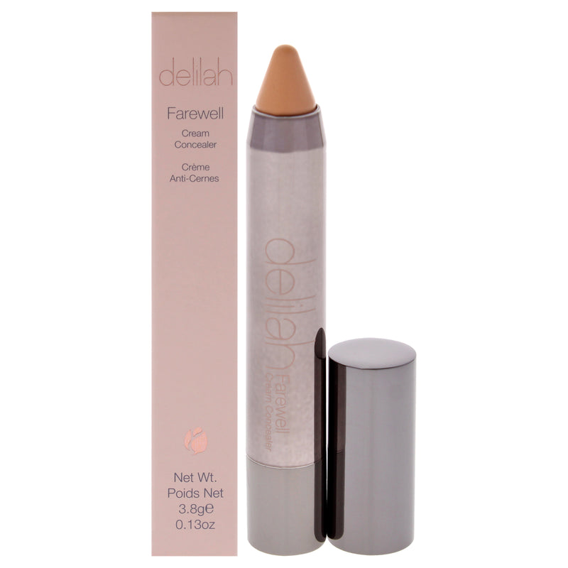 Delilah Farewell Cream Concealer - Almond by Delilah for Women - 0.13 oz Concealer