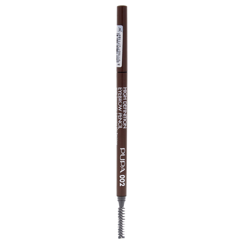Pupa Milano High Definition Eyebrow Pencil - 002 Brown by Pupa Milano for Women - 0.003 oz Eyebrow