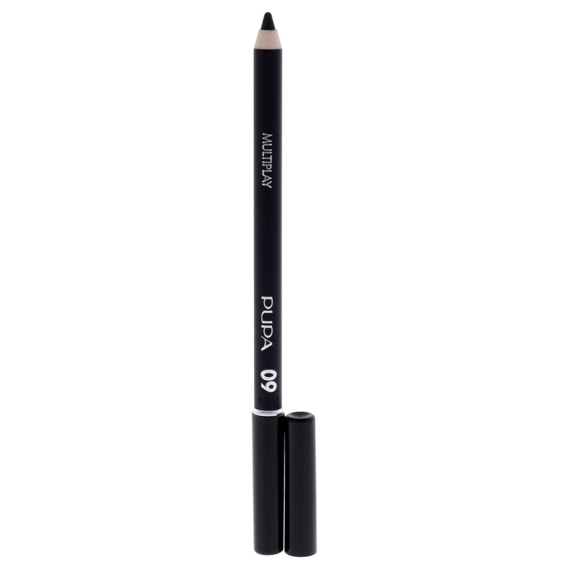 Pupa Milano Multiplay Eye Pencil - 09 Black by Pupa Milano for Women - 0.04 oz Eyebrow Pencil