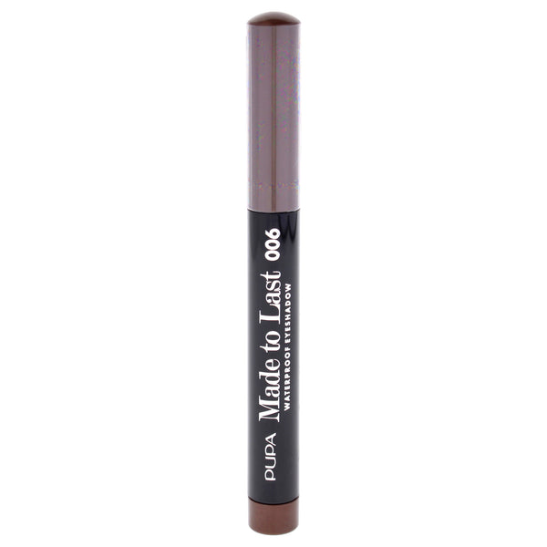 Pupa Milano Made To Last Waterproof  Eyeshadow - 006 Bronze Brown by Pupa Milano for Women - 0.049 oz Eye Shadow