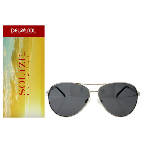 DelSol Solize Theres No Other - Silver to Graphite by DelSol for Unisex - 1 Pc Sunglasses