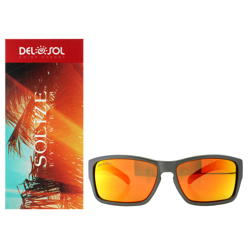 DelSol Solize Island of Memories - Charcoal to Ebony by DelSol for Unisex - 1 Pc Sunglasses
