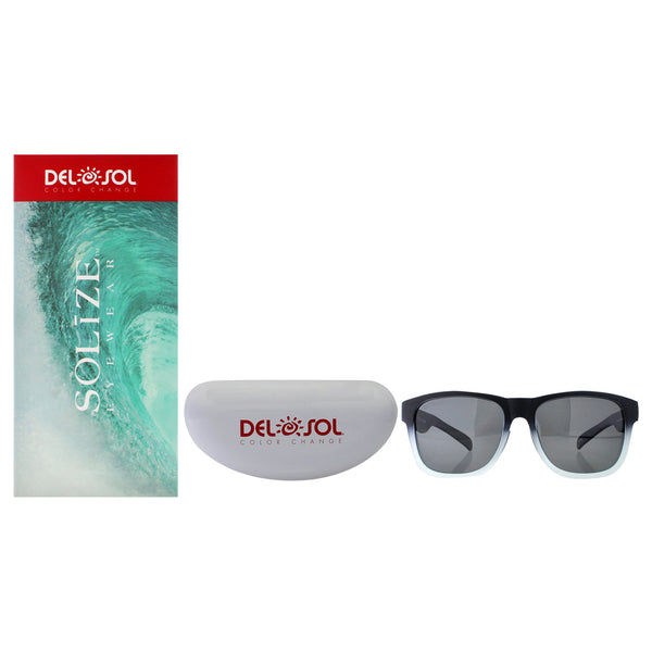 DelSol Solize Sweet Summer Time - Black and Light Blue to Blue by DelSol for Unisex - 1 Pc Sunglasses