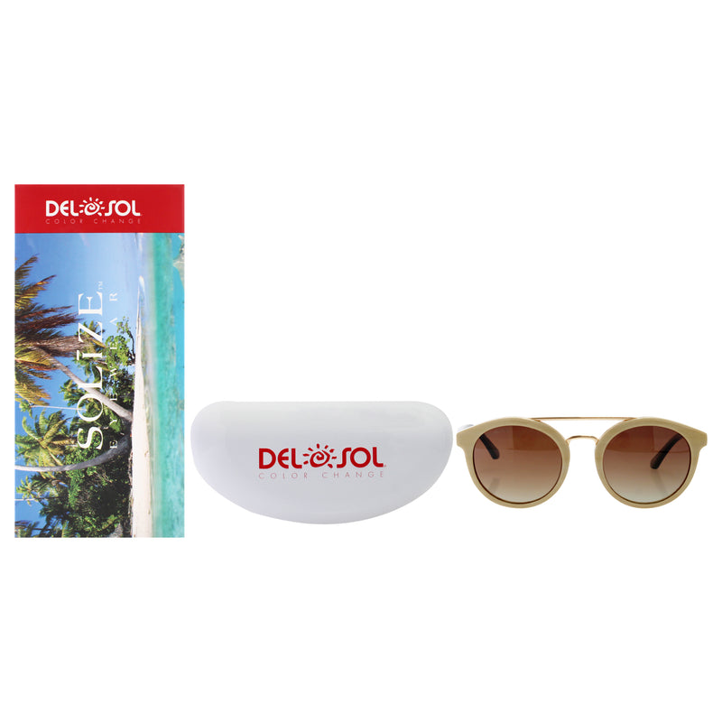 DelSol Solize Top of the World - Ivory to Purple by DelSol for Unisex - 1 Pc Sunglasses