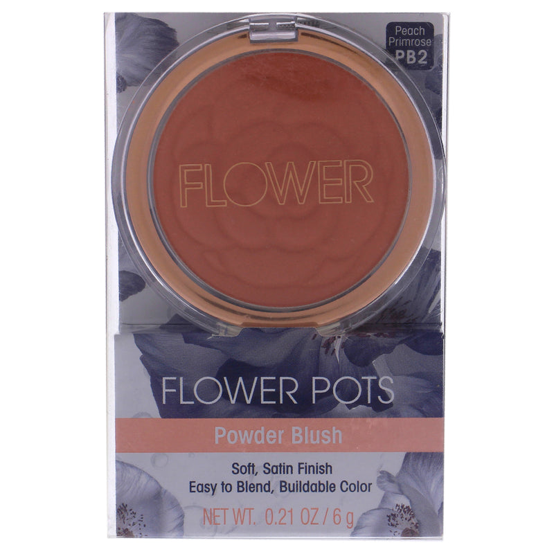 Flower Beauty Flower Pots Powder Blush - Peach Primrose by Flower Beauty for Women - 0.21 oz Blush