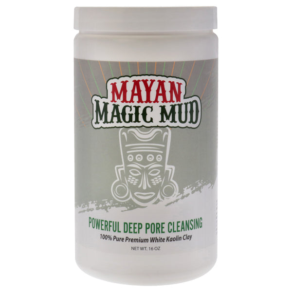 Mayan Magic Mud Powerful Deep Pore Cleansing White Kaolin Clay by Mayan Magic Mud for Unisex - 16 oz Cleanser