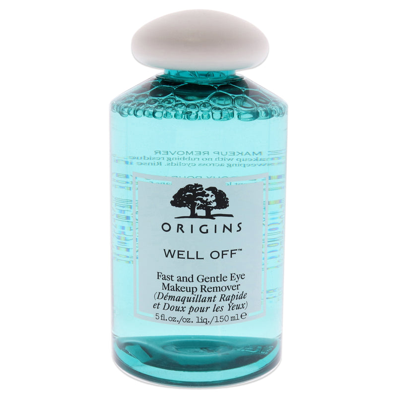 Origins Well Off Fast and Gentle Eye Makeup Remover by Origins for Unisex - 5 oz Makeup Remover