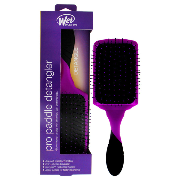 Wet Brush Pro Paddle Detangler Brush - Purple by Wet Brush for Unisex - 1 Pc Hair Brush