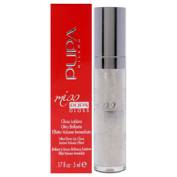 Pupa Milano Miss Pupa Gloss Ultra-Shine Lip Gloss - 101 Pearly Clear by Pupa Milano for Women - 0.17 oz Lip Gloss
