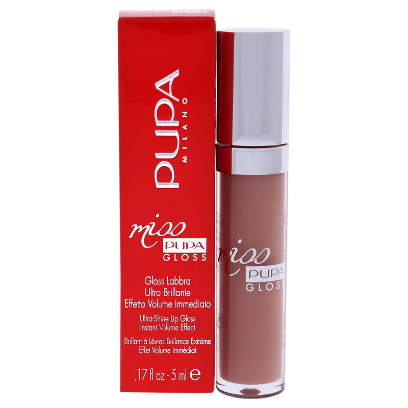 Pupa Milano Miss Pupa Gloss Ultra-Shine Lip Gloss - 103 Forever Nude by Pupa Milano for Women - 0.17 oz Lip Gloss