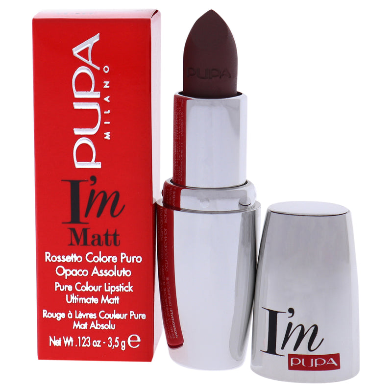 Pupa Milano I Am Matte Pure Colour Lipstick - 037 Unexpected Mauve by Pupa Milano for Women - 0.123 oz Lipstick