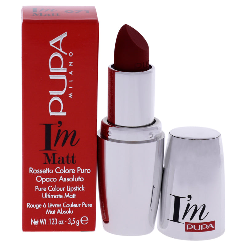 Pupa Milano I Am Matt Pure Colour Lipstick - 071 True Red by Pupa Milano for Women - 0.123 oz Lipstick