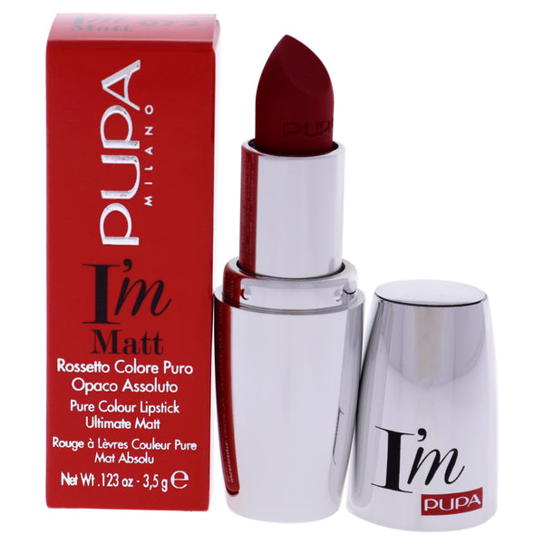 Pupa Milano I Am Matt Pure Colour Lipstick - 072 Velvet Ruby by Pupa Milano for Women - 0.123 oz Lipstick