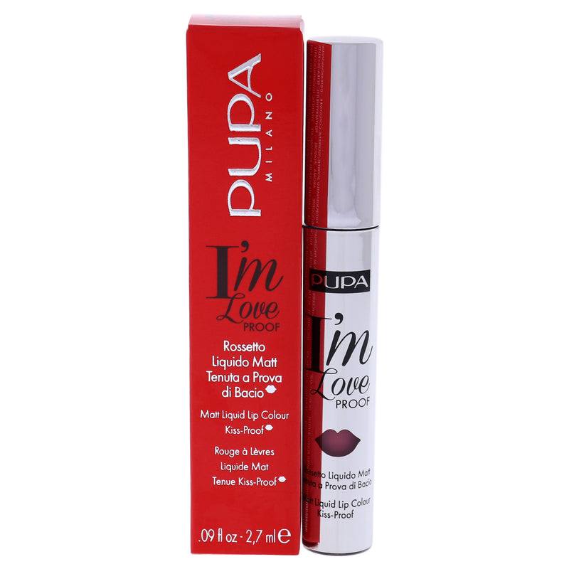 Pupa Milano I Am Love Proof Matt Liquid Lip Color - 004 Intense Rose by Pupa Milano for Women - 0.09 oz Lipstick