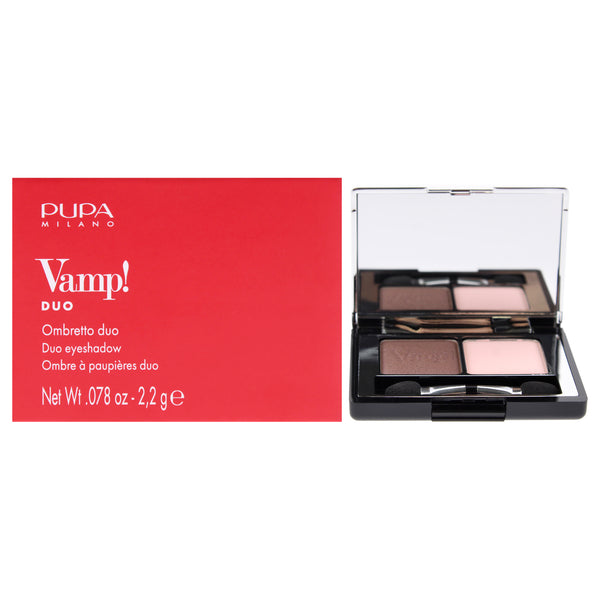 Pupa Milano Vamp! Compact Duo Eyeshadow - 003 Soft Mauve by Pupa Milano for Women - 0.078 oz Eye Shadow