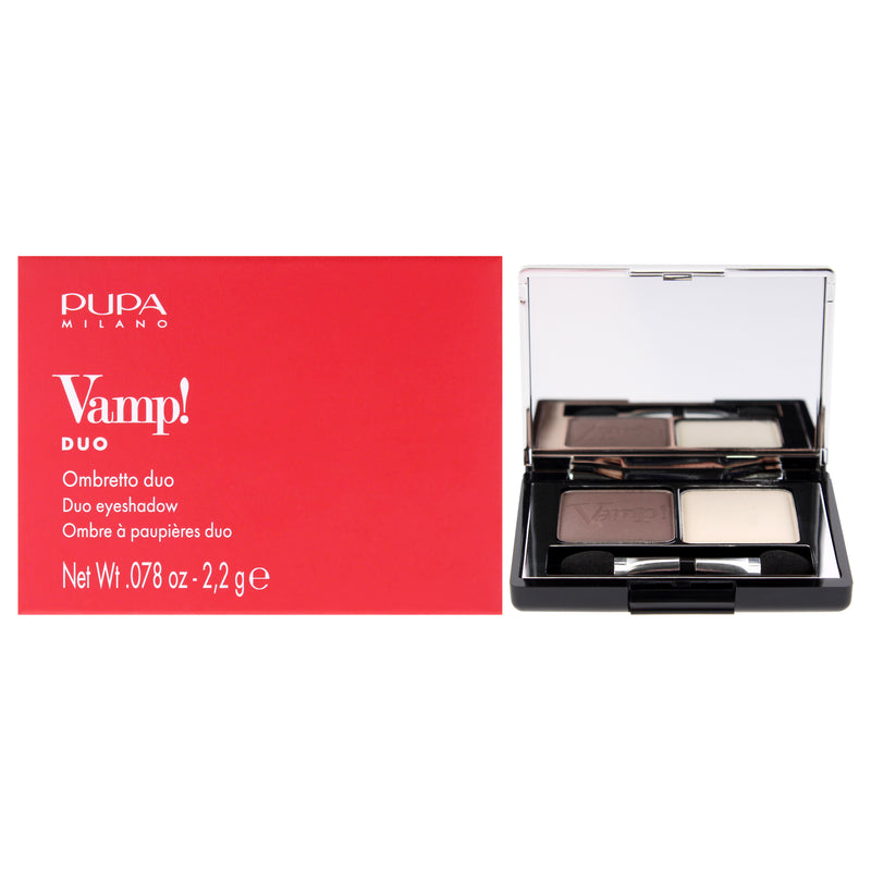 Pupa Milano Vamp! Compact Duo Eyeshadow - 006 Brown Vanilla by Pupa Milano for Women - 0.078 oz Eye Shadow