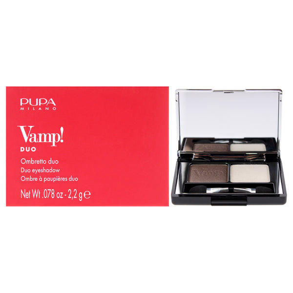 Pupa Milano Vamp! Compact Duo Eyeshadow - 008 Cream Taupe by Pupa Milano for Women - 0.078 oz Eye Shadow