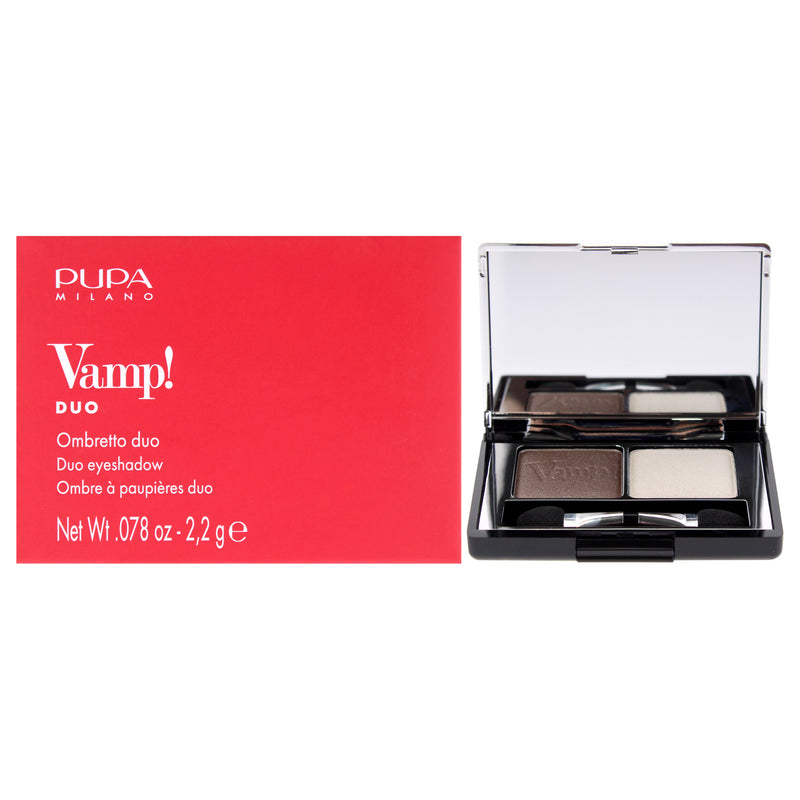 Pupa Milano Vamp! Compact Duo Eyeshadow - 008 Cream Taupe by Pupa Milano for Women - 0.078 oz Eye Shadow