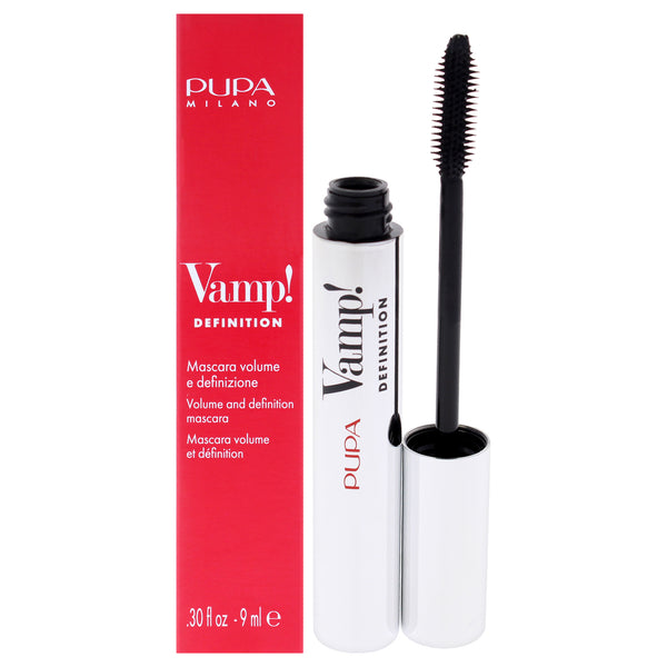 Pupa Milano Vamp! Definition Mascara - 001 Extra Black by Pupa Milano for Women - 0.3 oz Mascara