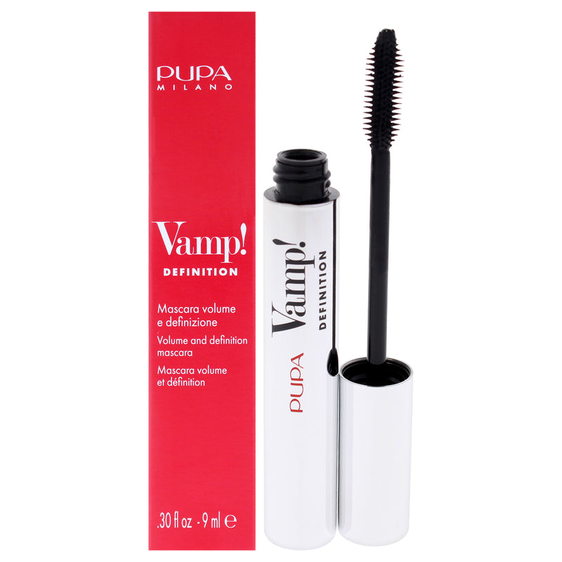 Pupa Milano Vamp! Definition Mascara - 001 Extra Black by Pupa Milano for Women - 0.3 oz Mascara