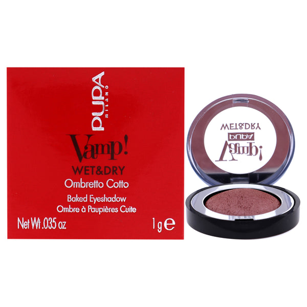 Pupa Milano Vamp! Wet and Dry Baked Eyeshadow - 202 Barbie Girl by Pupa Milano for Women - 0.035 oz Eye Shadow