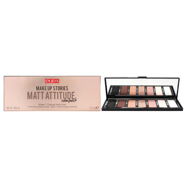 Pupa Milano Make Up Stories Compact Palette - 003 Matt Attitude by Pupa Milano for Women - 0.469 oz Eye Shadow