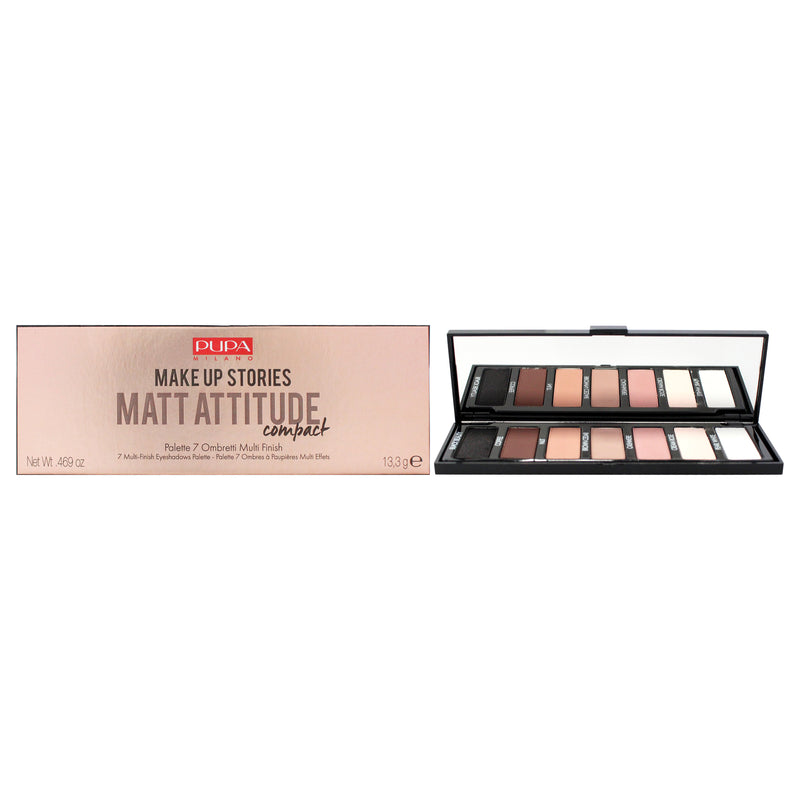 Pupa Milano Make Up Stories Compact Palette - 003 Matt Attitude by Pupa Milano for Women - 0.469 oz Eye Shadow