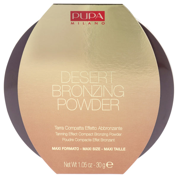 Pupa Milano Desert Bronzing Powder - 002 Honey Gold by Pupa Milano for Women - 1.05 oz Powder