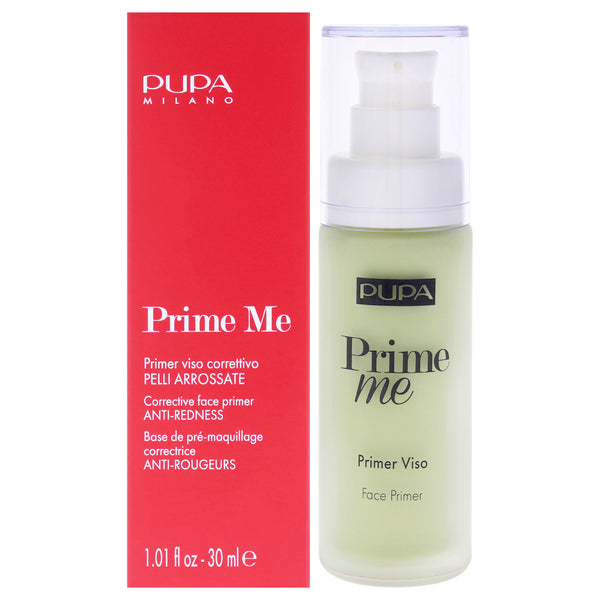 Pupa Milano Prime Me Corrective Anti Redness Face Primer - 003 Green by Pupa Milano for Women - 1.01 oz Primer
